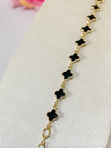 Pulseira Trevinho Resinado