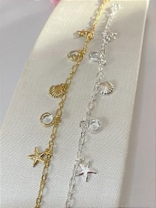 Pulseira Estrela do Mar e Conchas