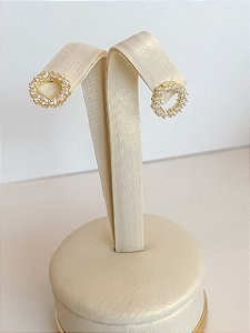 Brinco Guirlanda Cravejado em Zircônias