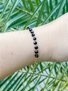 Pulseira Cristal Preto