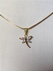 Colar Libélula em Zircônia