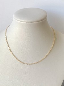 Colar Chocker Cordão Baiano Enrolado