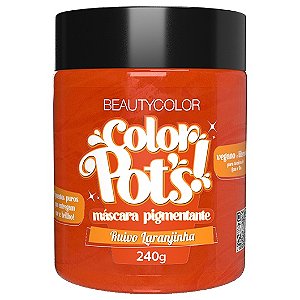 Color Pot's Máscara Pigmentante Ruivo Laranjinha 240g - Beauty Color