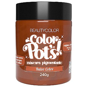 Color Pot's Máscara Pigmentante Ruivo Cobre 240g - Beauty Color