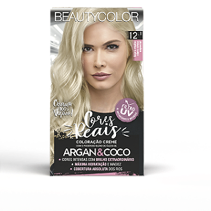 Coloração Kit 12.1 Louro Muito Claro Cinza Especial - Beauty Color