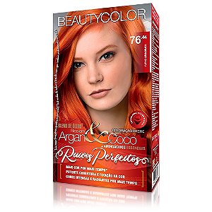 Coloração Kit 76.44 Ruivo Absoluto - Beauty Color