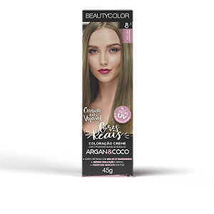Coloração Individual 8.1 Louro Claro Acinzentado - Beauty Color