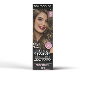 Coloração Individual 7.1 Louro Natural Acinzentado - Beauty Color