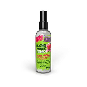 Silicone Proteção Térmica Vinagre de Maçã Brilho Espelhado 100ml - YAMY!