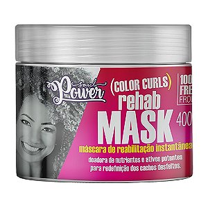 Máscara de Reabilitação Color Curls Rehab Mask 400g - Soul Power