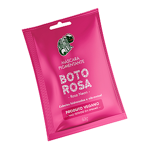 Máscara Pigmentante Mini 60g - Boto Rosa - Kamaleão Color