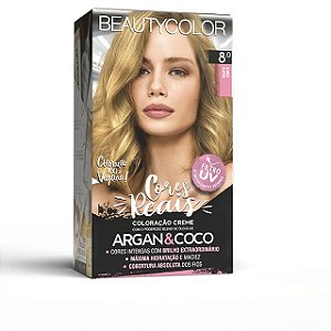 Coloração Kit 8.0 Louro Claro - Beauty Color