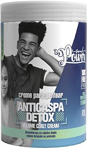 Creme De Pentear Anticaspa Detox Volume Curly Cream 800g - Soul Power