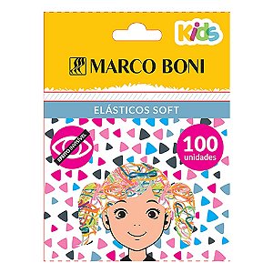 Elástico Soft Colorido 100 unidades 8253 - Marco Boni