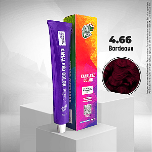 Coloração Permanente Bordeaux 4.66 50g - Kamaleão Color