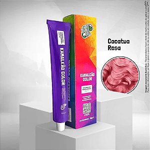 Coloração Intensificador Cacatua Rosa 50g - Kamaleão Color
