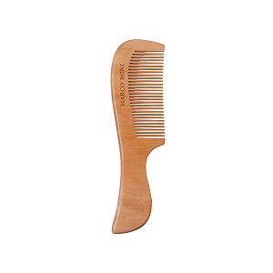 Pente de Madeira Wood Line Premium Dentes Finos 1203 - Marco Boni