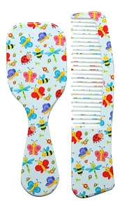 Kit Infantil Escova E Pente Cabelo Estampas Diversas 0611 - Marco Boni
