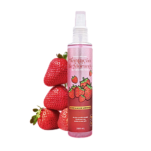 Body Splash de Morango 200ml - Kamaleão Color