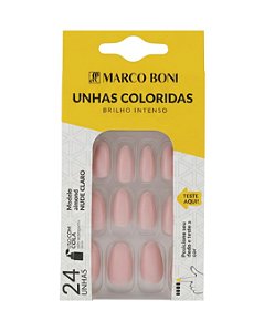 Unhas Postiças Almond Nude Claro 9726 - Marco Boni