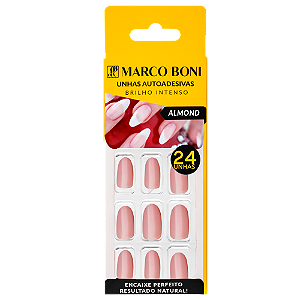 Unhas Autoadesivas Almond Nude 1958 - Marco Boni