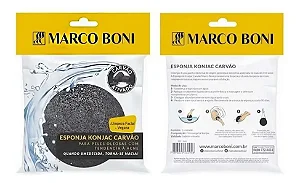 Esponja Konjac Carvão 8481 - Marco Boni