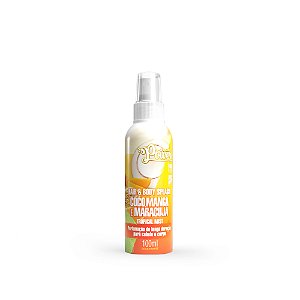 Hair e Body Splash Coco, Manga e Maracujá 100ml - Soul Power