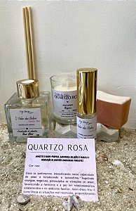 Kit Coleção Pedras-Quartzo Rosa