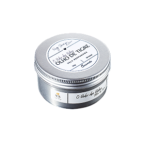 Vela Perfumada Aluminio Olho de Tigre-Caramelo 90g