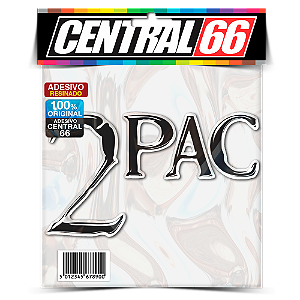 Adesivo Resinado Banda - Two pac Logo 2pac