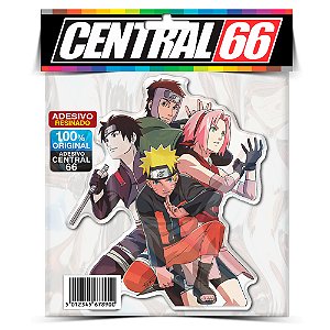 Adesivo Resinado Desenho Naruto - Shipuden Equipe 4 personagens