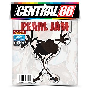 Adesivo Resinado Banda Pearl Jam - Boneco