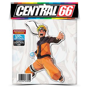 Adesivo Resinado Desenho Naruto - Sasuke Andando Azul - Central 66