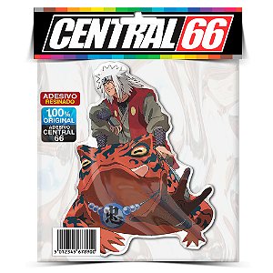 Adesivo Resinado Desenho Naruto - Correndo Capa Vermelha - Central 66