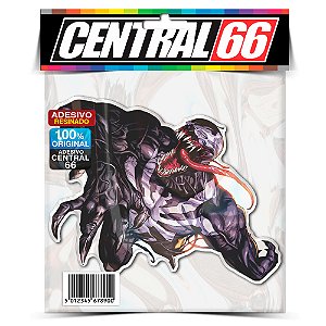Adesivo Resinado Homem Aranha - Venom - Preto