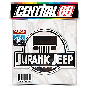 Adesivo Resinado Jeep Jurassic Partk
