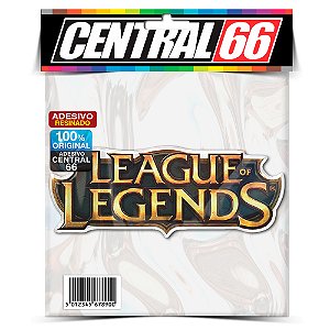 Adesivo Resinado Jogo League of Legends LOL