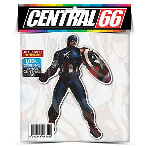 Adesivo Resinado Marvel - Capitão America