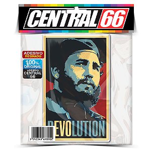 Adesivo Resinado Movimento Fidel Castro Revolution