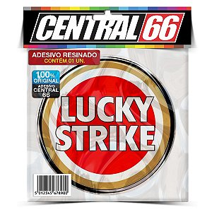 Adesivo Resinado Redondo Luckstrike