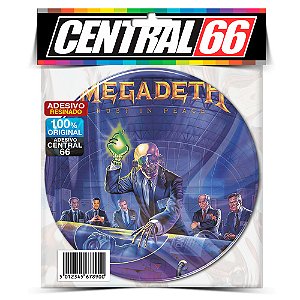 Adesivo Resinado Redondo Megadeth
