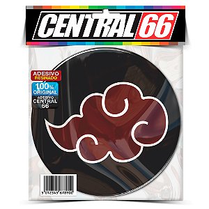 Adesivo Resinado Redondo Naruto - Simbolo - Central 66
