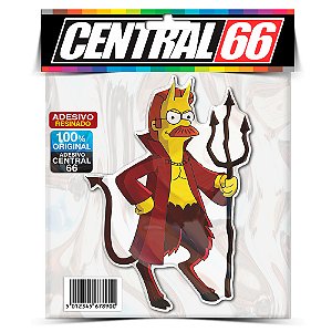 Adesivo Resinado Simpsons - Demonio