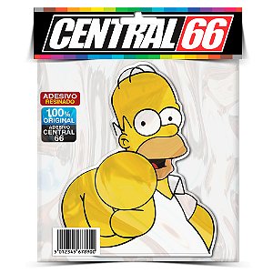 Adesivo Resinado Simpsons - Homer Apontando