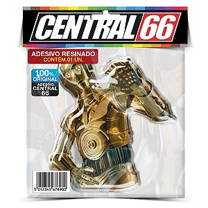 Adesivo Resinado Star Wars - Robo C3PO