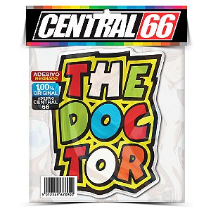 Adesivo Resinado Valentino Rossi - The Doctor THE-DOC-TOR Quadrado