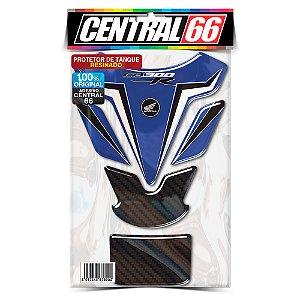 Tankpad Honda CB 300R M1 - Azul/Preto/Branco Adesivo Protetor Resinado