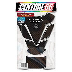 Tankpad Honda CBR 650F M1 - Carbono Preto total Adesivo Protetor Resinado