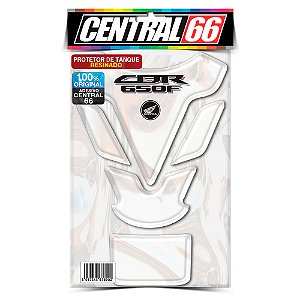 Tankpad Honda CBR 650F M1 - Branco Total Adesivo Protetor Resinado