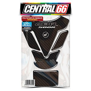 Tankpad Honda CBR 500R M1 - Carbono Preto Total Adesivo Protetor Resinado